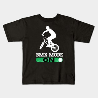 BMX Mode On Kids T-Shirt